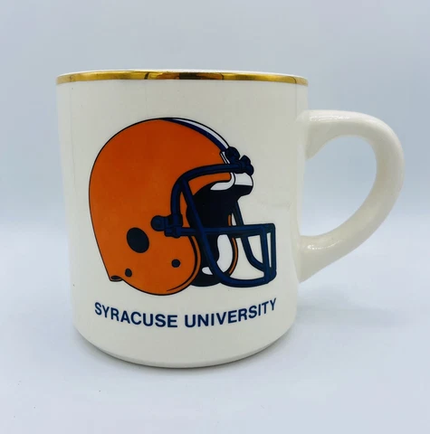 *VNITAGE Syracuse University 1987 Undefeated Football Season Record Mug Cover