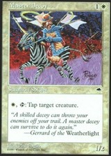 4x Master Decoy MTG Tempest NM Magic Regular