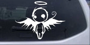 Fallen Angel Car or Truck Window Laptop Decal Sticker White 4X3.1 - Imagen 1 de 1