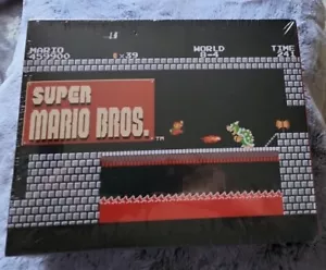 ¡NUEVO! Nintendo Super Mario Bros Caja de Coleccionistas Retro Bolso Manta Gorro. ¡SELLADO! - Imagen 1 de 2