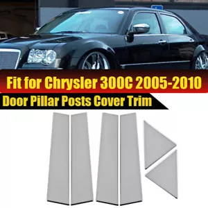 2005~2010 For Chrysler 300 300C Dodge Magnum Chrome Door Pillar Window Post Trim - Bild 1 von 11