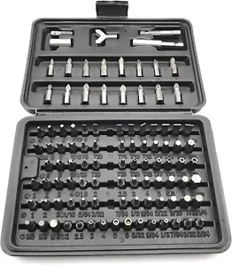 100 - Pcs 1/4 Torx Hex Torq Security Bit Set Tamper Proof Case Screwdriver - Picture 1 of 6