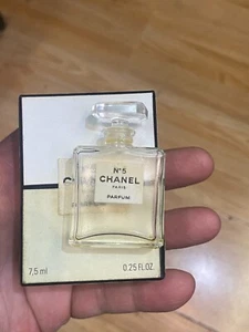 PERFUME CHANEL NO 5 7,5ml - BOTELLA VACÍA GRANDE, CON CAJA. - Imagen 1 de 4