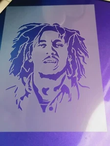 Bob Marley Airbrush Art Craft Stencil - Picture 1 of 1