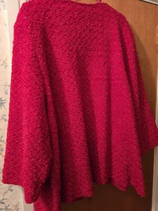Alfred Dunner 24 W Red Jacket - Picture 1 of 3