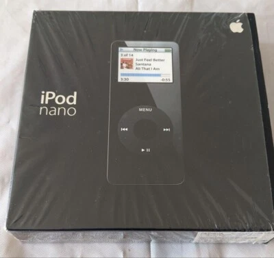 iPod Nano 1ª Generación Negro 2 GB PA100J/A Sellado Nuevo - Imagen 1 de 4