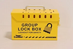 Condor GIALLO Gruppo Acciaio Blocco Scatola Centrale. Numero di lucchetti:12 - Foto 1 di 6