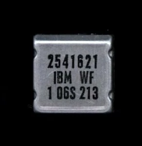 Chip IBM MST-1 254 1621, chip integrado temprano de finales de 1960. - Imagen 1 de 2