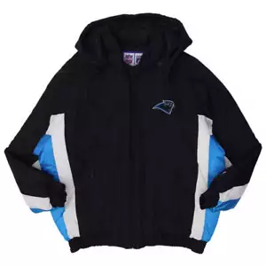 Vintage NFL Day Logo 7 Carolina Panthers Hooded Jacket - Picture 1 of 3