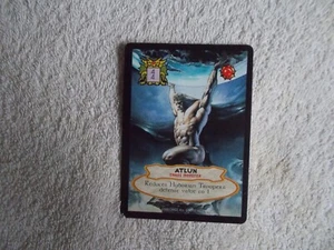 Hyborian Gates CCG "ATLUN" Boris Vallejo Trading Card 1995 L/E - Bild 1 von 2