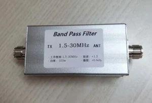 Band Pass filter BPF for Reduce shortwave interference Ham Radio 1.5-30MHz 100w - Picture 1 of 5