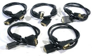 (Lote de 5) Cable VGA a VGA *VGA macho a VGA macho - Imagen 1 de 2