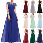 New Women's Lace Bridesmaid Evening Dress Party Cocktail Long Dress Formal Dress