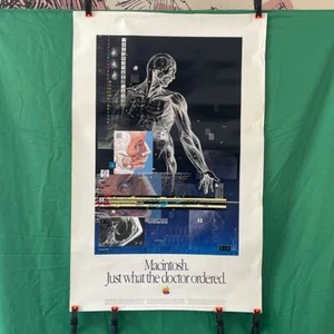 Poster Vintage Apple "Proprio quello che il Dottore ha ordinato" 1990 molto raro! - Foto 1 di 10