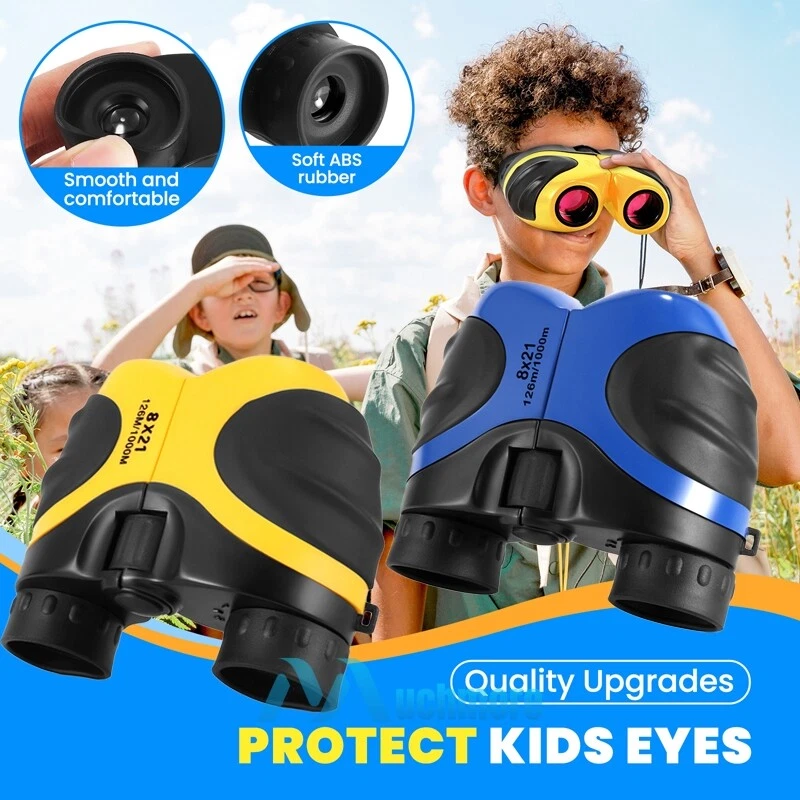 Kids Binoculars 8 X 21 Compact Shockproof Telescope Suitable for Bird Watching - Image 1 of 4