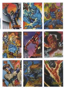 1995 Fleer Marvel Masterpieces ... Canvas Complete 22 Insert Card Set - Picture 1 of 6