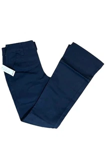 Old Navy Kid GIRLS Uniform Skinny Stretch Straight Leg Pants Navy Blue Size 5 - Picture 1 of 5