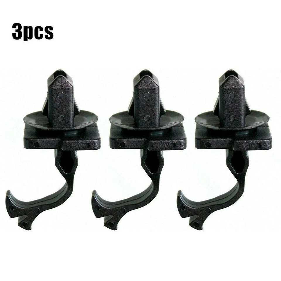 Car Windshield Molded Clip Plastic Push-On Retainer 3PCS A Pillar Trim Hardware - Image 1 of 4