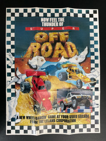 P&oacute;ster insertado Super Off Road TRA-JQ-US NES Nintendo solamente