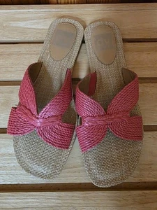 Dolce Vita Jenzy Womens Sandals Slides 7.5 Hot Pink - Picture 1 of 12