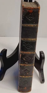 Antique Leather Gold Embellisheld Bound Book ( History Egyptians ) 1820 Charles - Picture 1 of 22
