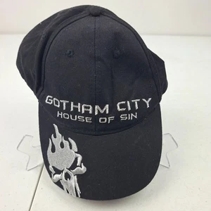 Gotham City House of Sin Mens Black Adjustable Hat One Size Black Cap Melbourne - Picture 1 of 3