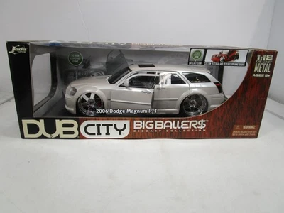JADA 1/18 DUB CITY BIG BALLERS BLANCO 2006 DODGE MAGNUM R/T NUEVO *LEER* Foto 1 de 4