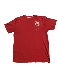 Nike Dri-Fit Manny Pacquiao Team MP Reflective Red T-Shirt Mens Sz L Limited Ed - Picture 1 of 9