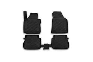Tappetini in gomma premium su misura per VOLKSWAGEN Caddy IV, 2015-2020, 4 pez. - Picture 1 of 9