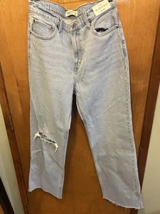 Abercrombie & Fitch Jeans Damen 31 12R 90s Relaxed High Rise Straight NEU - Bild 1 von 7