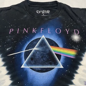 Camiseta Pink Floyd Pequeña Azul Líquido Tinte 2 Caras Festival Banda Gira Concierto - Imagen 1 de 8