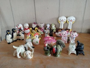 Lot of 14 Sets of Salt and Pepper Shakers Vintage Japan & Others - Picture 1 of 11