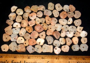 (70) R&B* Sahara Neolithic Quartz Beads (3.5K- 8K Yrs) Ancient African Artifacts - Picture 1 of 3