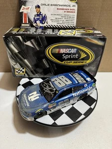 AUTOGRAFO Dale Earnhardt Jr. #88 Nationwide Bud Duel Win 2015 1/24 pressofuso - Foto 1 di 16