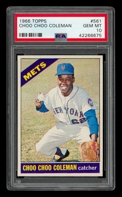 1966 Topps Set-Break #561 Choo Choo Coleman PSA 10 GEM MINT - Image 1 of 3