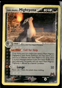 Pokémon EX Team Magma & Team Aqua 37/95 Mightyena 2004 - Foto 1 di 2