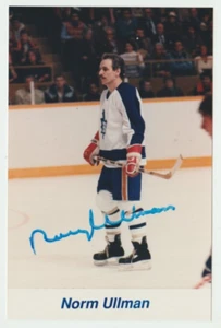Norm Ullman Toronto Maple Leafs Hockey NHL Signed Autographed Photo 4x6 - Imagen 1 de 2