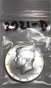 2021-D Kennedy Half Dollar-Brilliant!-*SPECIAL*. - Picture 1 of 4
