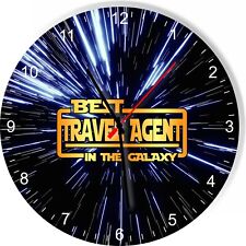 Best Travel Agent in the Star Galaxy Space Kitchen Living room Wall Clock