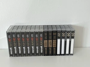 Lot de 15 cassettes Maxell: 13 XLII-S et 2 XLII, 60 min Tapes - Photo 1/3
