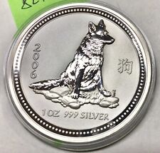 1oz Silber Australien Lunar 1 Hund / Dog 2006 *ST/BU* Neue Kapsel 1 AUD _2