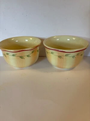 2件套普法尔茨格拉夫那不勒斯谷物/汤/蔬菜碗6英寸手绘 — 第 1/3 张图片