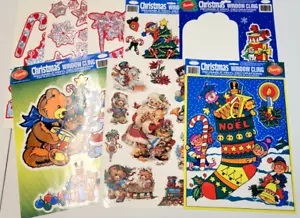 Natale Prismatix Vinile Finestra Attacchi Decalcomania Decorazioni Babbo Natale Calza Albero - Foto 1 di 20