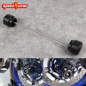 Front Axle Fork Crash Slider Wheel Guard For YAMAHA MT-03 MT-25 YZF R3 YZF R25 - Picture 1 of 11