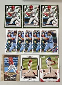 ALEC BOHM Konvolut 11 ROOKIE RC's! Flaggschiff (5), Camouflage (3), ++ Phillies Star! - Bild 1 von 1