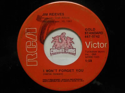 Jim Reeves – Mexican Joe / I Won't Forget You, 45 RPM Fair (V1) - Image 1 of 2