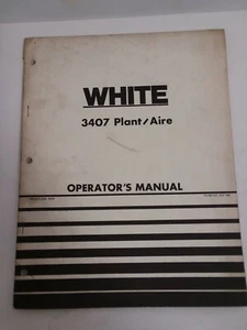 1975 OEM, WHITE 3407 Plant Aire operators manual - Picture 1 of 3