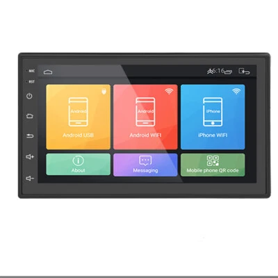 Android 9.0 Autoradio GPS Navigation 2DIN FM Stereo Bluetooth für Nissan Toyota - Bild 1 von 4