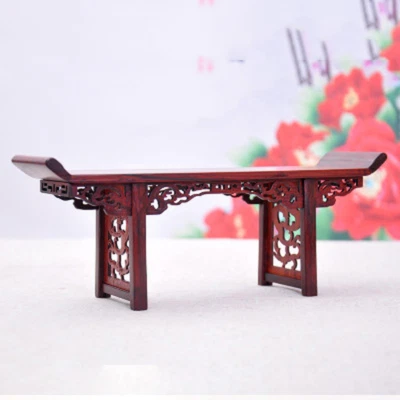 Mini móveis chineses retrô decoração de cena para casa de bonecas modelo mogno - Imagem 1 de 3