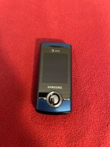 Samsung SGH-A777 GSM Blue Bluetooth 1.3MP 2.3" Screen AT&T Slider Phone - Picture 1 of 5